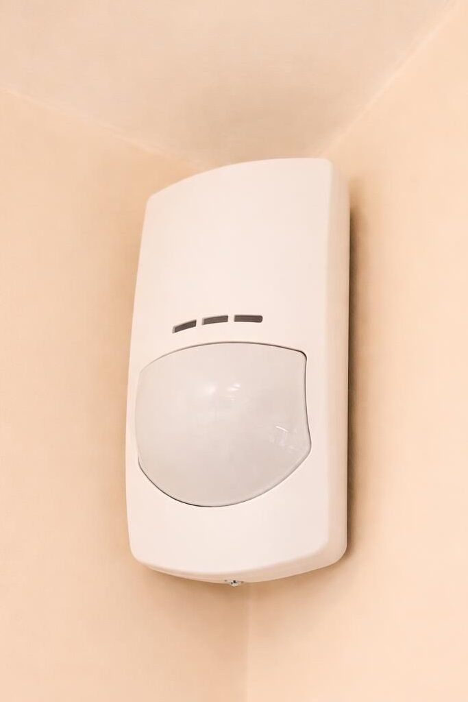 A high quality alarm sensor install by Evermore Electrical Ltd.