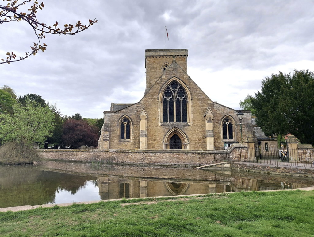 A photo of St Helen's Church in Welton.